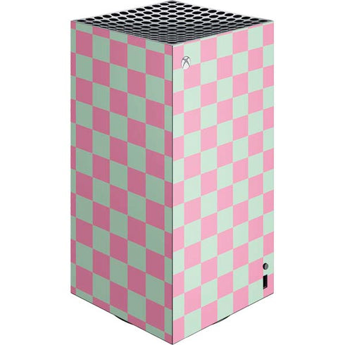 Watermelon Checkered XBox Series X Digital Edition Console Skin